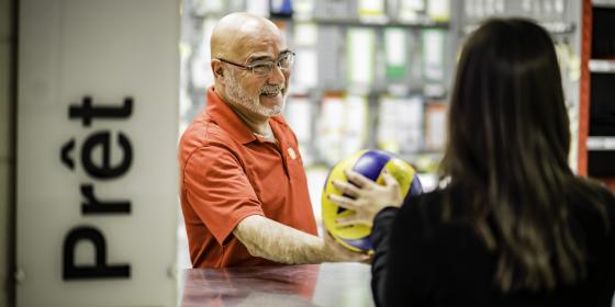 comptoir de services